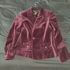 Vintage Peck & Peck Purple Velvet Blazer
